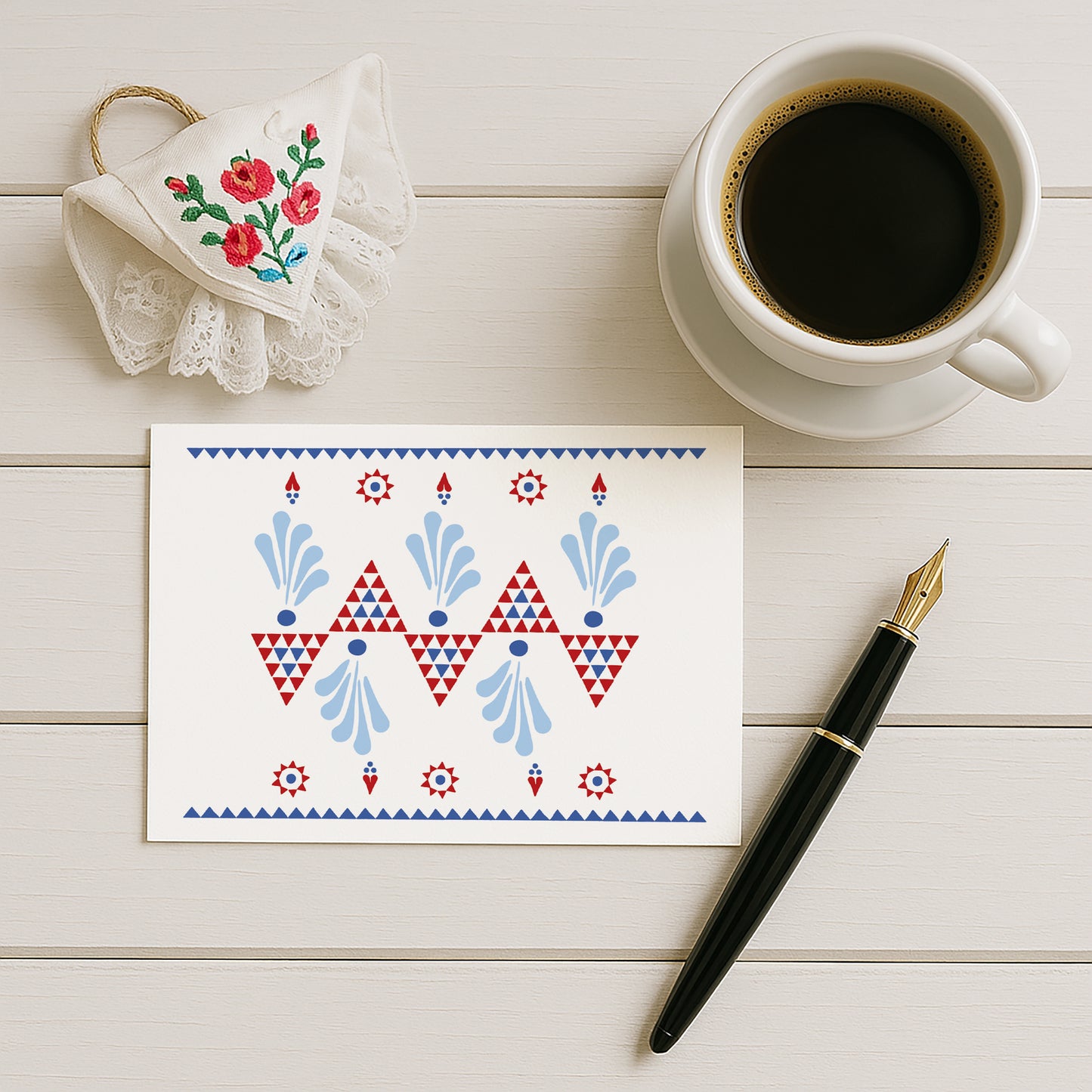 Postkarten-Set „Sorbische Muster“ | 30 Designs aus der Lausitz