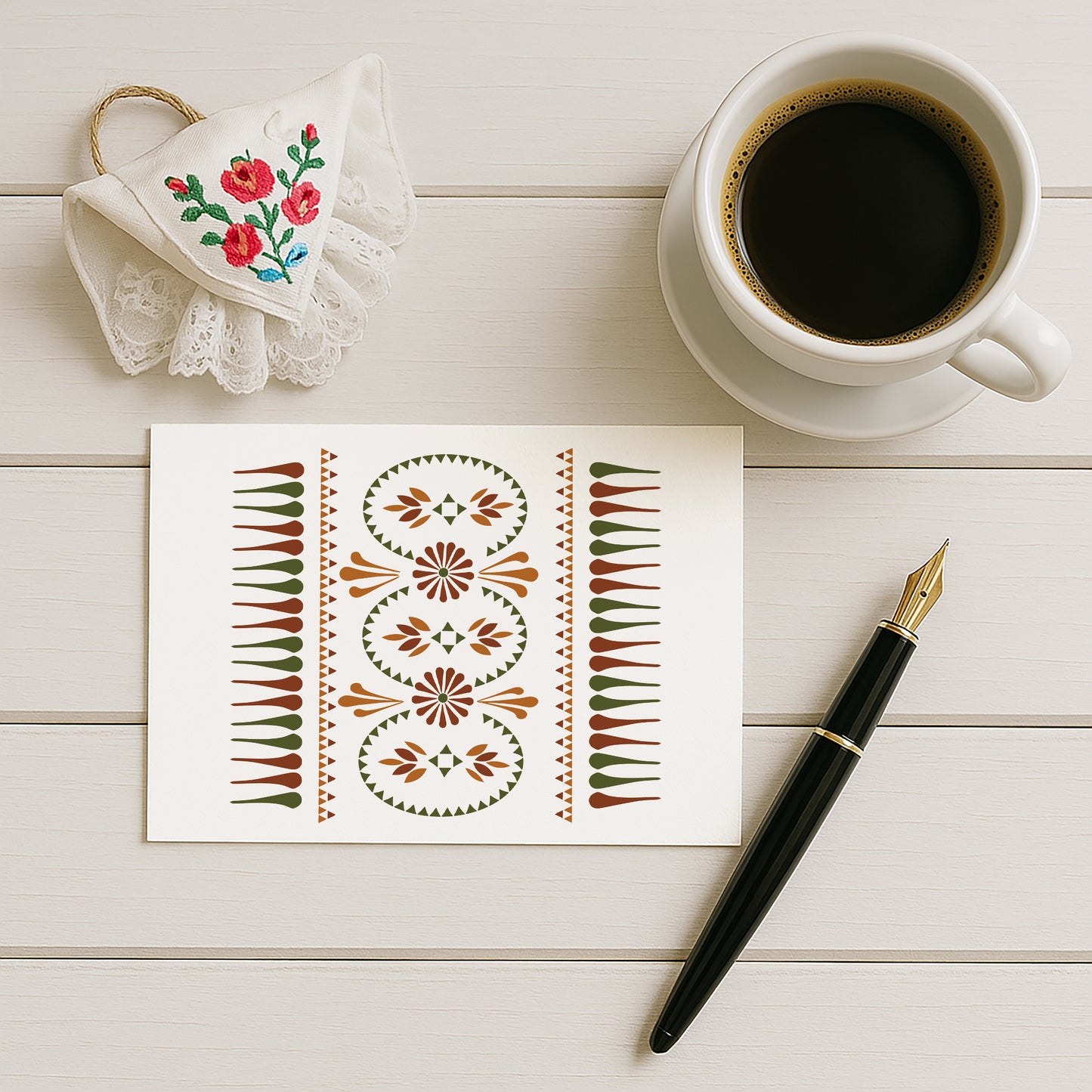 Postkarten-Set „Sorbische Muster“ | 30 Designs aus der Lausitz