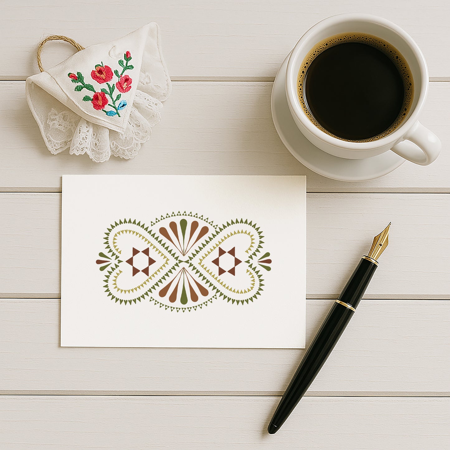 Postkarten-Set „Sorbische Muster“ | 30 Designs aus der Lausitz