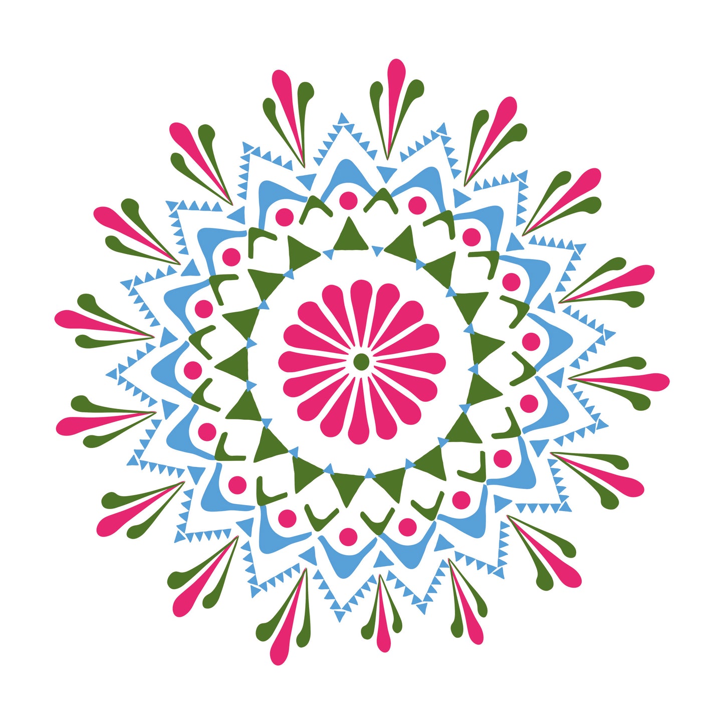 Tissue-Servietten „Sommer-Stern“ (20 Stück 33×33 cm) – Sorbisches Muster