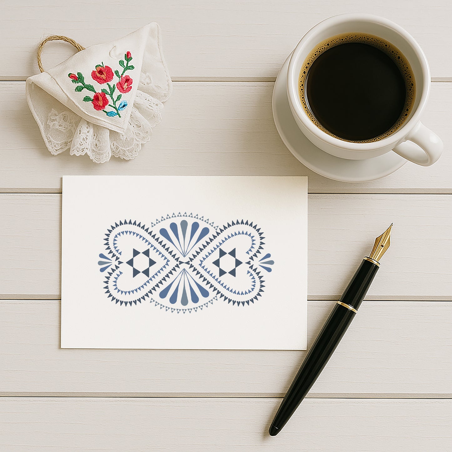 Postkarten-Set „Sorbische Schönheit“ | 5er-Pack mit Herzmotiv