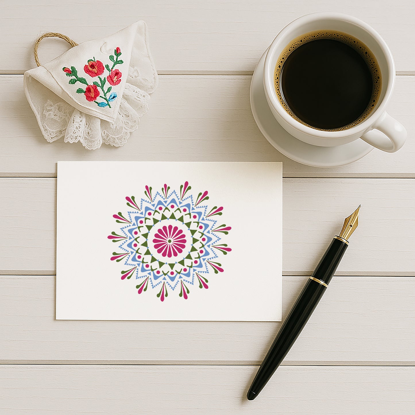 Postkarten-Set „Sommer & Blüte“ | Sorbische Muster in 10 Designs