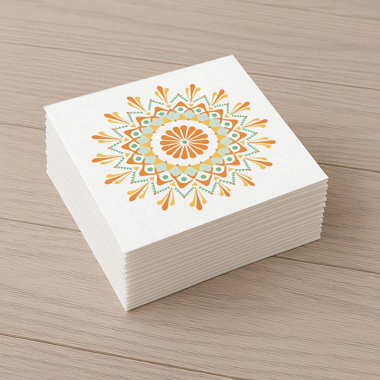 Tissue-Servietten „Frühlings-Stern“ (20 Stück 33×33 cm) – Sorbisches Muster