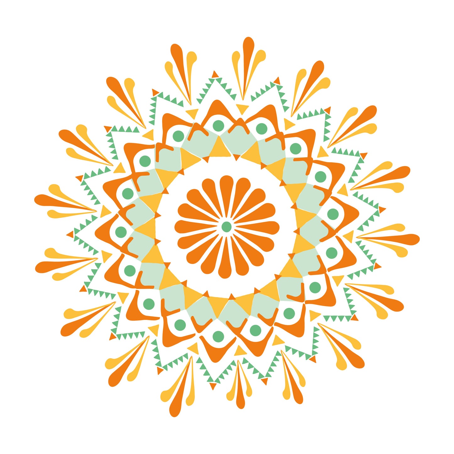 Tissue-Servietten „Frühlings-Stern“ (20 Stück 33×33 cm) – Sorbisches Muster